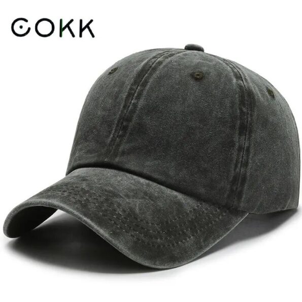 COKK-Washed-Cotton-Adjustable-Solid-Color-Baseball-Cap-Women-Men-Unisex-Couple-Cap-Fashion-Dad-Hat