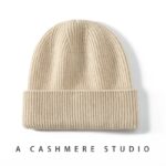 MERRILAMB-High-Quality-100-Cashmere-Knitted-Hat-for-Women-and-Men-Casual-Beanie-Hat-Cap-Winter