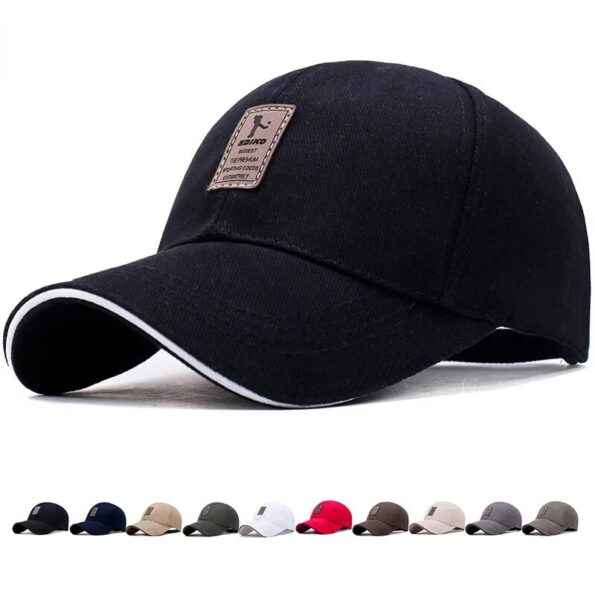 Men-Structured-Baseball-Cap-Solid-Cotton-Snapback-Spring-Autumn-Women-Label-Stick-Sunhat-Outdoor-Hip-Hop