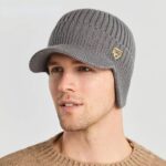 Men-Winter-Knitted-Hat-Outdoor-Cycling-Ear-Protection-Warmth-Peaked-Cap-Casual-Fashion-Sunhat-Bomber-Hats