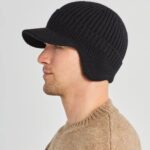 Men-Winter-Knitted-Hat-Outdoor-Cycling-Ear-Protection-Warmth-Peaked-Cap-Casual-Fashion-Sunhat-Bomber-Hats