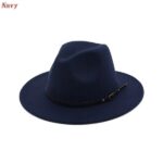 Men-Women-Vintage-Wide-Brim-Hat-Church-Party-Ladies-Felt-Jazz-Cap-Cowboy-Party-Hat-Jazz