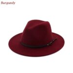 Men-Women-Vintage-Wide-Brim-Hat-Church-Party-Ladies-Felt-Jazz-Cap-Cowboy-Party-Hat-Jazz