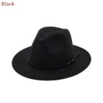 Men-Women-Vintage-Wide-Brim-Hat-Church-Party-Ladies-Felt-Jazz-Cap-Cowboy-Party-Hat-Jazz