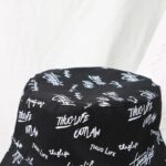 New-Double-sided-Wear-Bucket-Hat-Men-Women-Japanese-Graffiti-Letter-Outdoor-Sun-Hats-Unisex-Wide