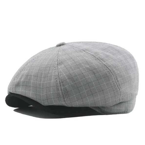 New-Retro-Berets-Men-Women-Vintage-Plaid-Newsboy-Beret-Hat-Retro-Adjustable-Octagonal-Cap-New-Spring-1