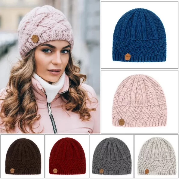 New-Winter-Hat-for-Women-Knitted-Korea-Beanie-Thick-Skullies-Hat-Autumn-Outdoor-Warm-Streetwear-Caps-2