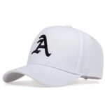 Summer-Men-baseball-Cap-Letter-A-Embroidery-Snapback-Hat-cotton-adjustable-Hip-Hop-Hat-Sports-Trucker