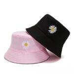 Women-s-Double-sided-Flower-Embroidered-Fisherman-Hat-Wholesale-Double-Sided-with-Basin-Cap-Seasonal-Sun