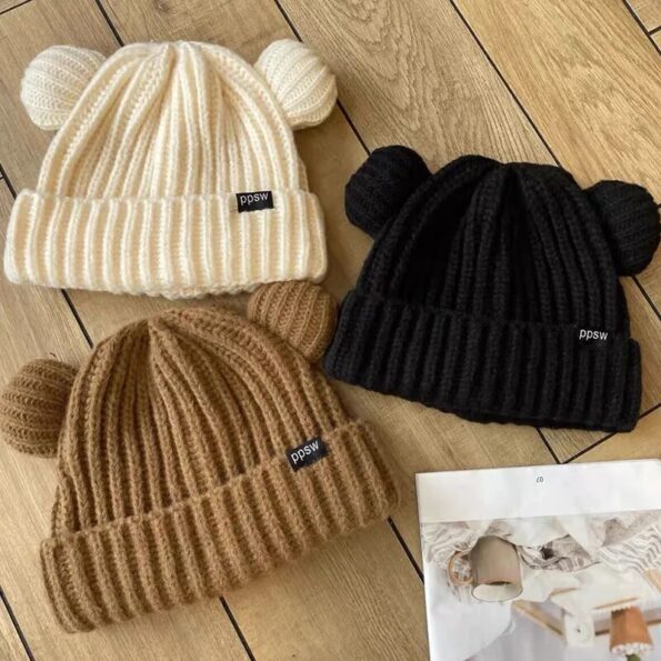 Y2K-Bear-Ears-Thicken-Hats-Women-Soft-Harajuku-Plush-Ear-Head-Protection-Cute-Knitted-Korean-Wool-1